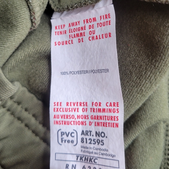 Puma Olive Green Full Zip Long Sleeve Track Jacket Women's size medium - Picture 6 of 6